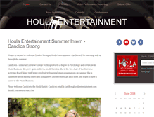 Tablet Screenshot of houlaentertainment.com